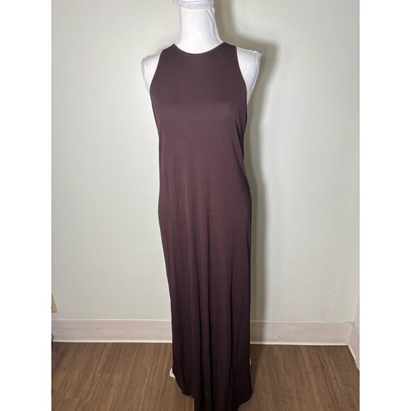 Sara Sturgeon Dresses & Skirts - Sara Sturgeon Burgundy Back Cross Maxi Dress Sz 1